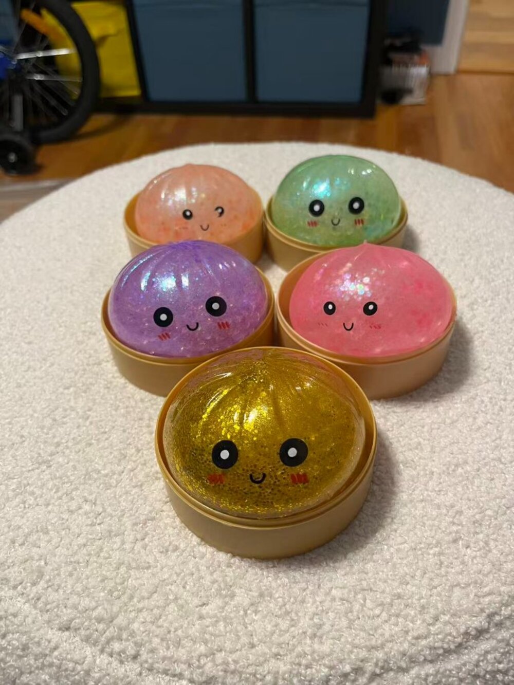 5X Mystery Dumpling Squishies Bao Bun Sensory Stress Toy for Stress Relief